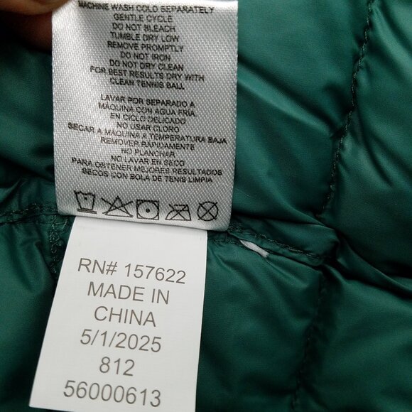 Eddie Bauer Boys Packable Jacket Size XL (14/16) – Green – Lightweight Windbreak - Picture 13 of 16